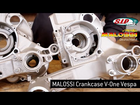 Motorgehäuse MALOSSI V1 V-One für Vespa PX200 by MALOSSI DEUTSCHLAND