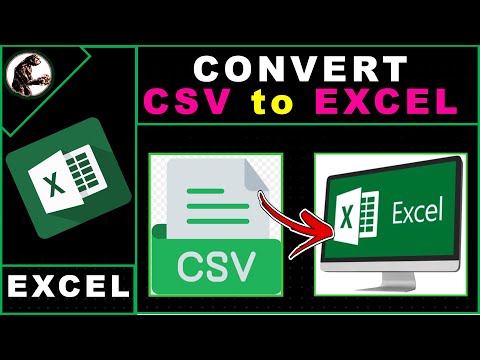 How to Convert CSV to Excel Easy Trick Tutorial