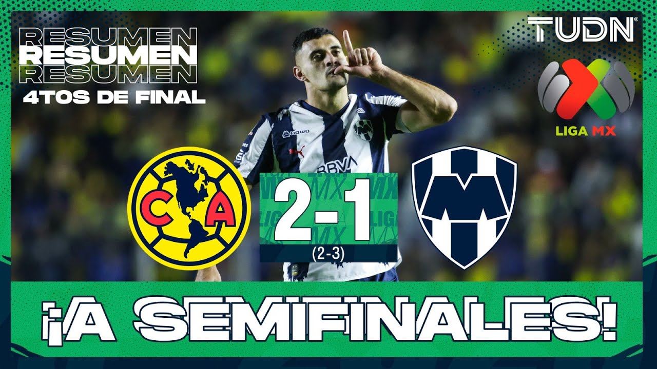 HIGHLIGHTS | América (2)2-1(3) Monterrey | Liga MX - Cuartos de Final Apertura 2025 | TUDN