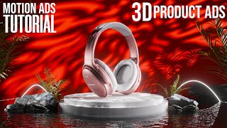 Création d'un tutoriel professionnel de conception et d'animation de produits 3D dans Blender