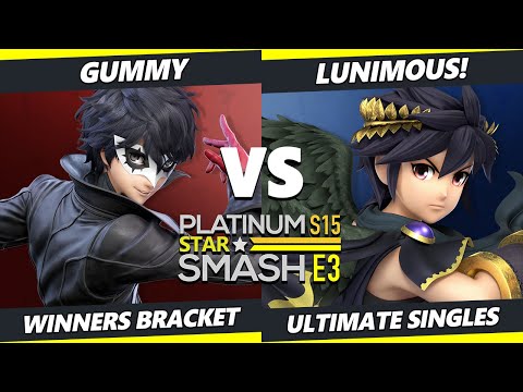 PSS S15:E3 - GUMMY (Joker) Vs. Lunimous! (Pit, Dark Pit) SSBU Ultimate Tournament