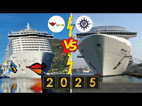 AIDA vs MSC Cruises 2025 | Der große Kreuzfahrt-Vergleich – Welche Reederei passt zu dir?