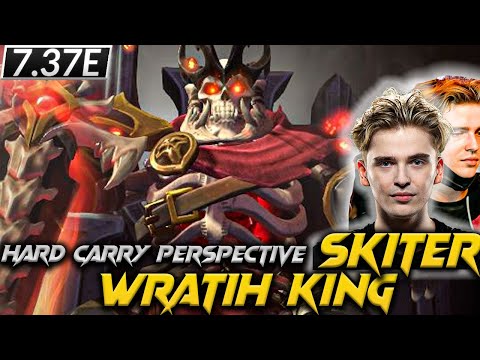 Skiter Wraith King Team Falcons VS Satanic Slark Team Spirit Hard Carry Dota 2 Pro Full Gameplay