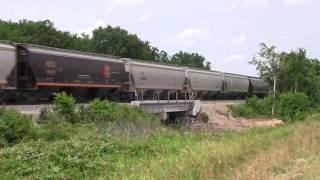 preview picture of video 'KCS Rosenberg Line - Hungerford, Texas'