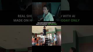 Real shot footage mixed with AI Filmmaking