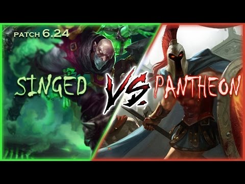 Surviving the Pantheon Matchup -  Singed Rotation/Map Pressure