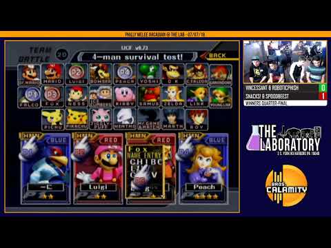 Philly Melee Arcadian @ The Lab | Vincessant & Snacks! vs Roboticphish & SpoodBeest - Winners Quarte