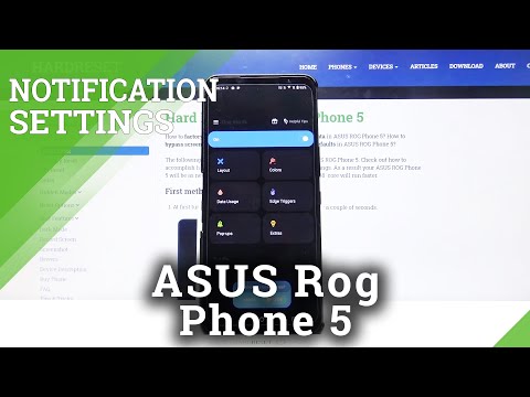 Manage Notification Bar with One Shade App - ASUS ROG Phone 5