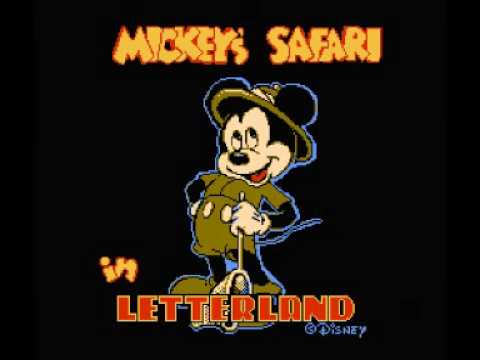 Mickey's Safari in Letterland NES