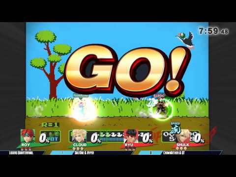GB Dec 3, 2016 - SSB4 Doubles - SaltOne & Hyper vs CrownAether & QT