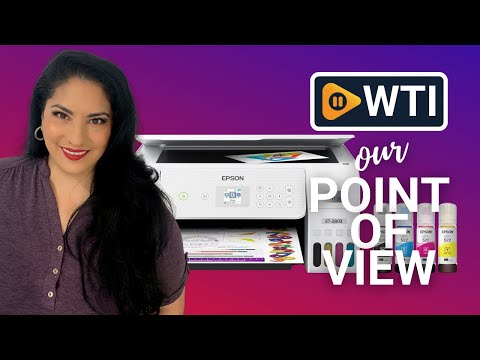 Epson EcoTank ET-2803 Wireless Color All-in-One Supertank Inkjet Printer - WTI product video review