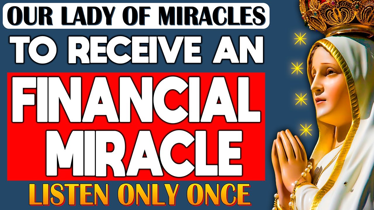 🛑URGENT FINANCIAL MIRACLES! EXPERIENCE VIRGIN MARY'S POWERFUL INTERCESSION FOR INSTANT PROSPERITY!💸