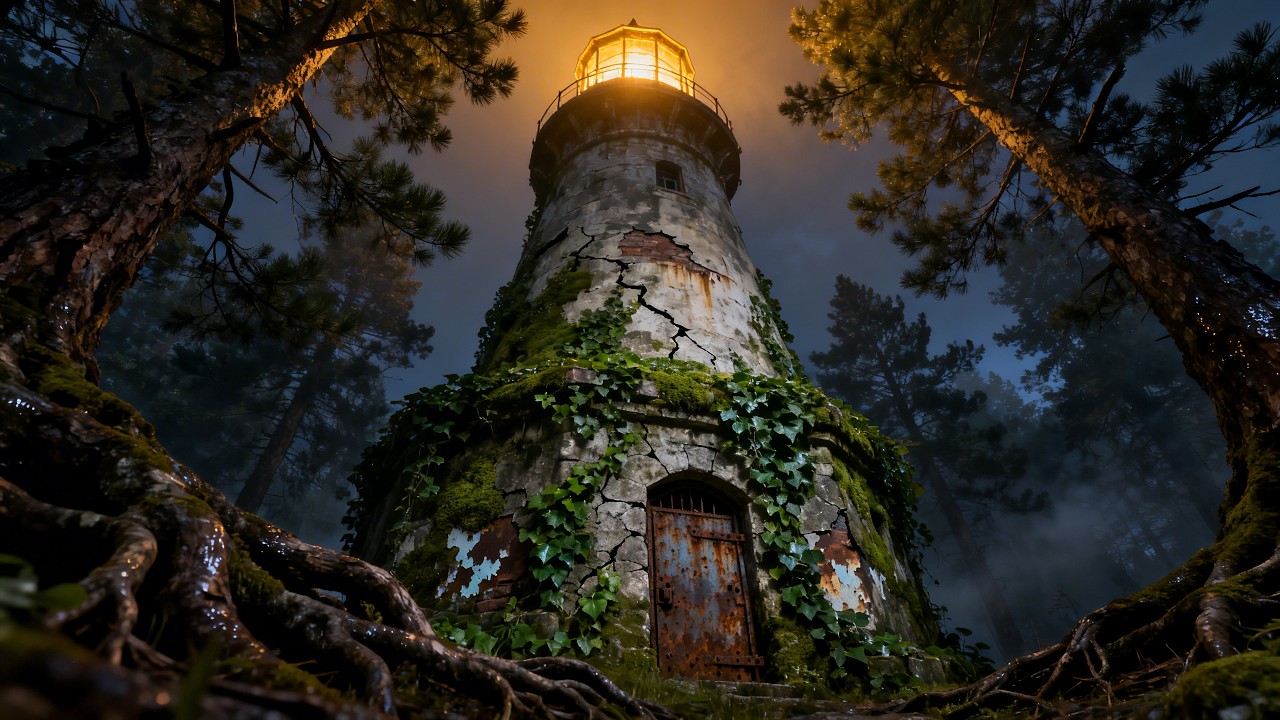 Moving Into a 150-Year-Old Abandoned Forest Lighthouse (24 Hours)