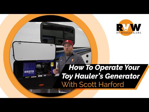 How To Operate The Generator On Your Toy Hauler