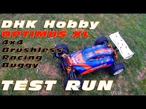 DHK Hobby Optimus XL 1/8 4x4 Brushless Buggy - First Testrun! :)