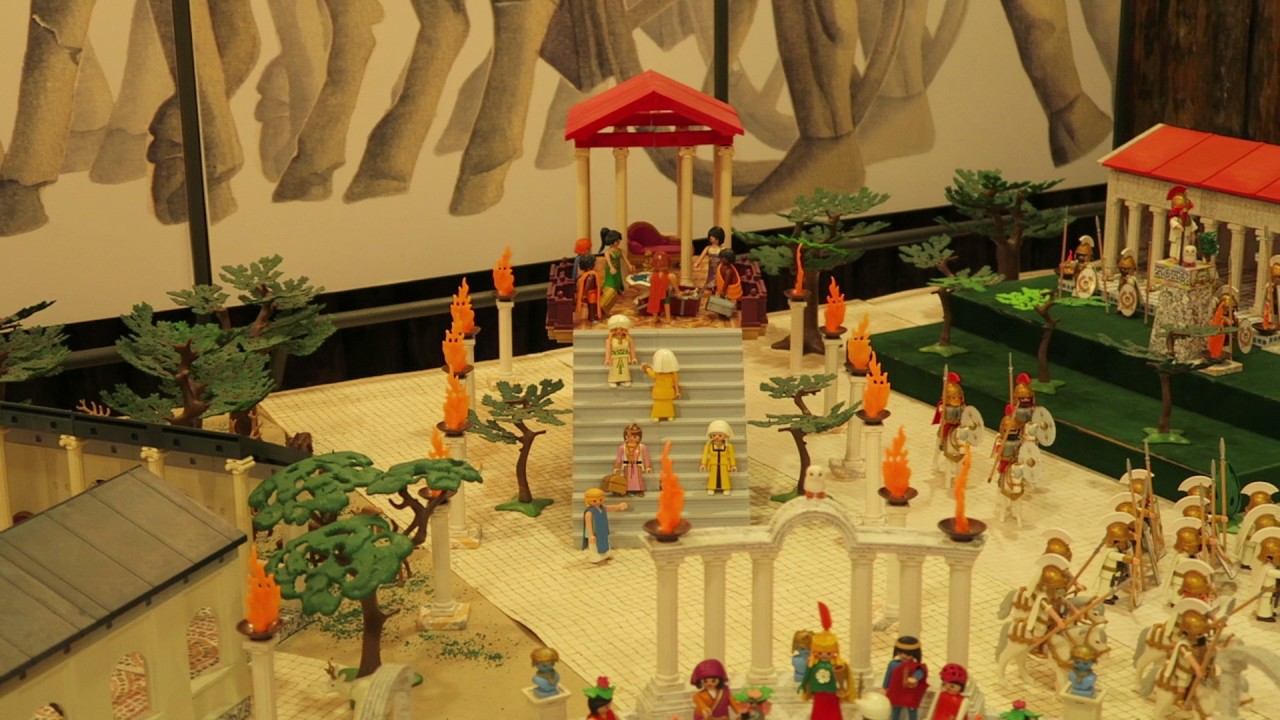 Exposición sobre la ciudad de Roma de Playmobil