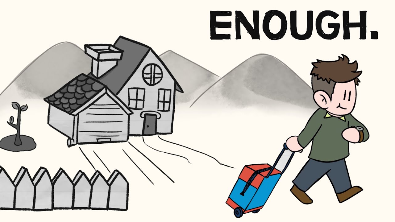 The feeling of wanting to leave everything behind...