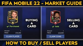 Fifa Mobile 22 Market Guide - How to Buy & Sell Players in Market ?