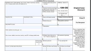 IRS Form 1099-OID walkthrough (Original Issue Discount)