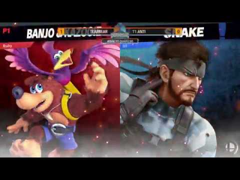 Dreamhack Anaheim 2020: Tearbear (Banjo) vs Anti (Mario, Snake)