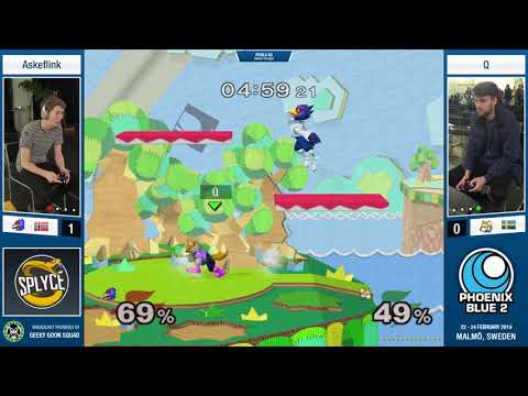 PXB2 - Askeflink (Falco) Vs. Q (Fox) - Pools A3 - Melee Singles