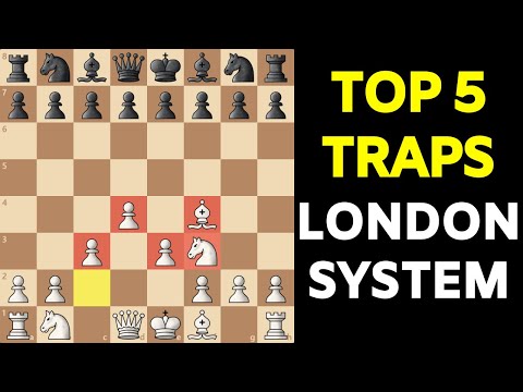 Top 5 Chess Opening TRAPS in the London System!
