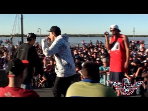 ROMAN FLOW vs DANYELUS . 1° ronda . Rosario Freestyle Massacre 2013 .