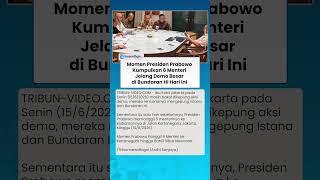 Jelang Demo Besar Hari Ini, Presiden Prabowo Kumpulkan Enam Menteri di Kertanegara
