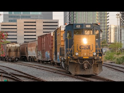 CSX Industrial Switching in Downtown Tampa!