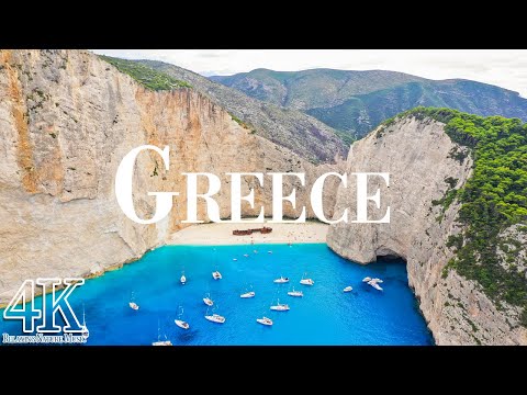 Greece 4K (UHD) | Relaxing Music Along With Beautiful Nature Videos | 4K Scenic Relaxation Film