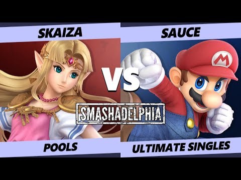 Smashadelphia 2019 SSBU - Skaiza (Zelda) Vs. Sauce (Mario) Smash Ultimate Tournament Pools