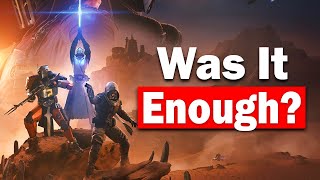 Was Destiny 2: Renegades Enough?
