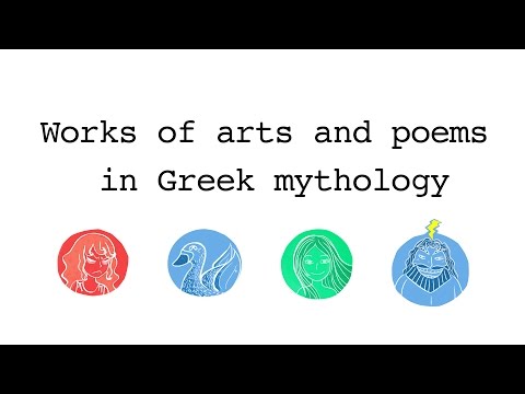 Works of arts and poems in Greek mythology
