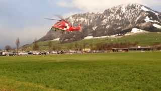 preview picture of video 'REGA AGUSTA AW-109SP take off Buochs'