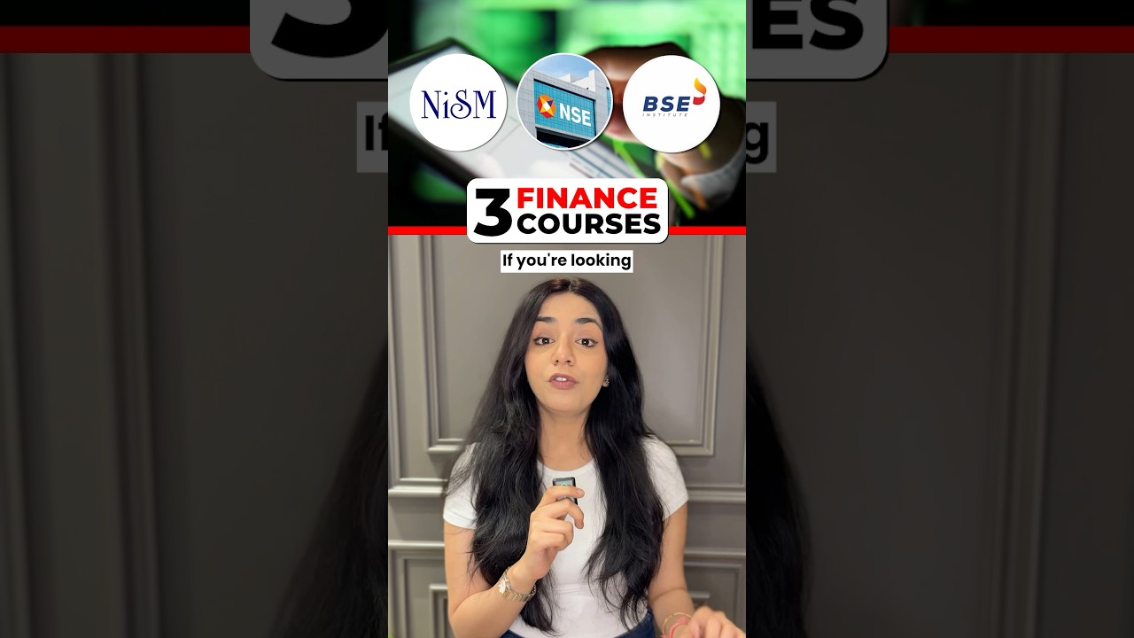 Do these Best NISM, NSE & BSE Finance Courses #shorts #finance