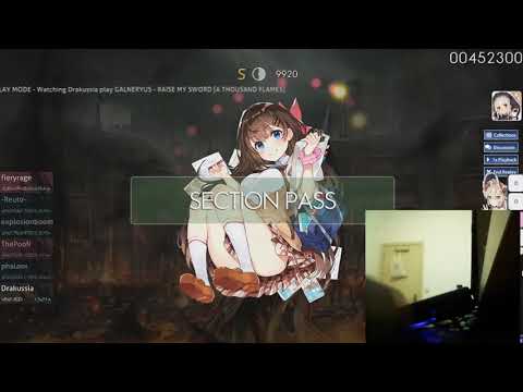 raise my sword- liveplay with handcam (RX) (+1500 combo and 15x miss)