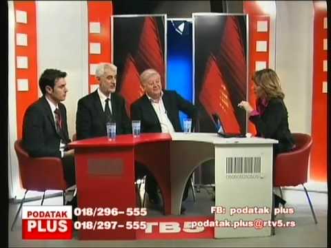 podatak plus 16 01 2012 Milan Petronijevic Miodrag Radovic Mihajlo Mihajlovski.mp4