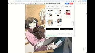 Webtoons manga downloader