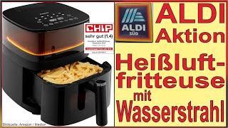 ALDI Aktion - Medion Heißluftfritteuse mit Wasserstrahlfunktion - Knusprig kochen ohne Fett