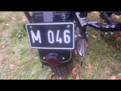 M-72 running smoothly with both cylinders, October 2022