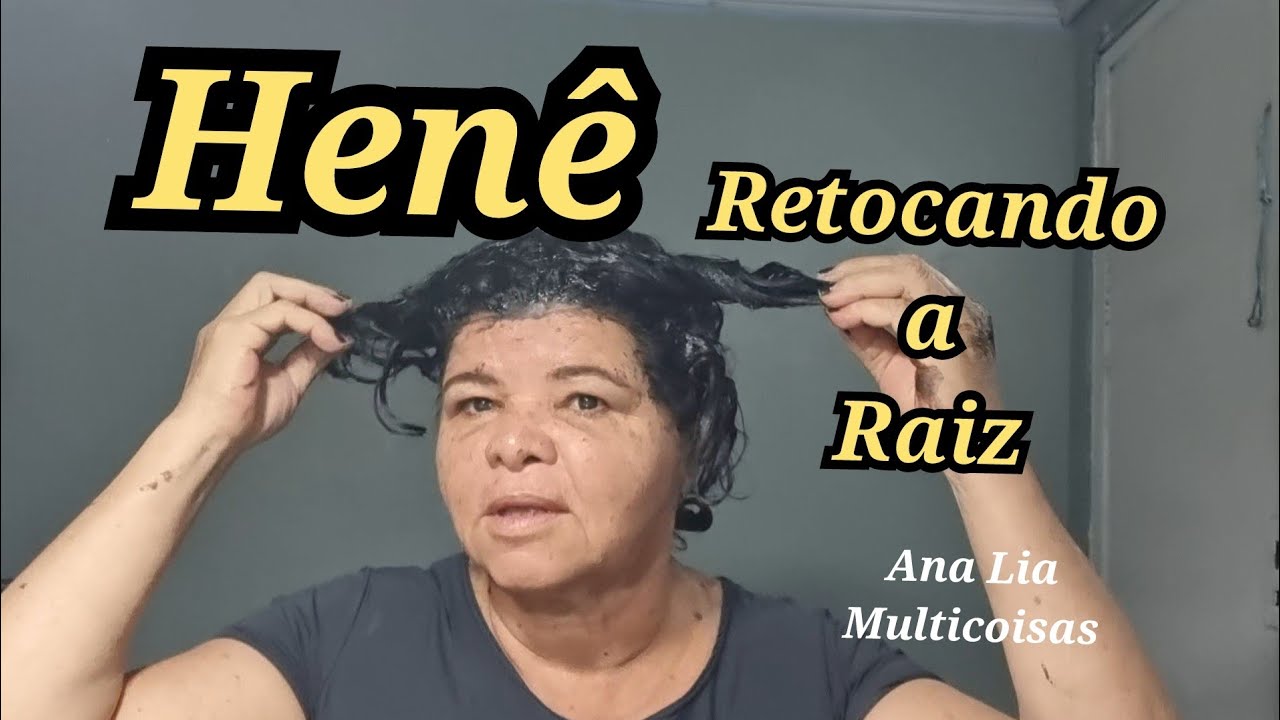 Henê - retocando a raiz do cabelo com henê