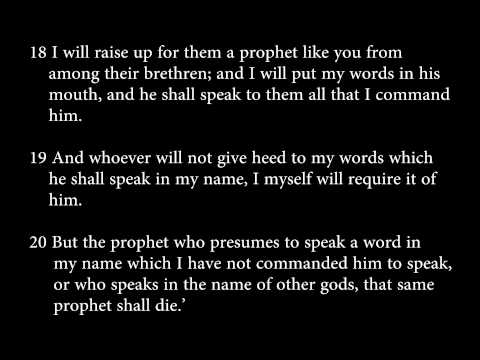 deuteronomy 18:15-20