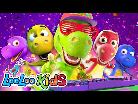 🦕 Five Little Dinos - Zigaloo Fun (Official Video) - LooLoo Kids Nursery Rhymes & Kids Songs
