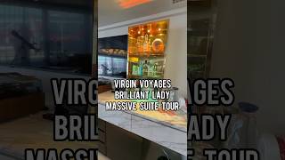 2000sq ft Massive Suite on Virgin Voyages Brilliant Lady cruise ship! #virginvoyages #cruiseship