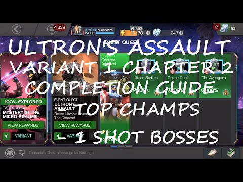 Ultrons Assault Variant 1 Chapter 2 Completion Guide | MARVEL CONTEST OF CHAMPIONS | MCOC |