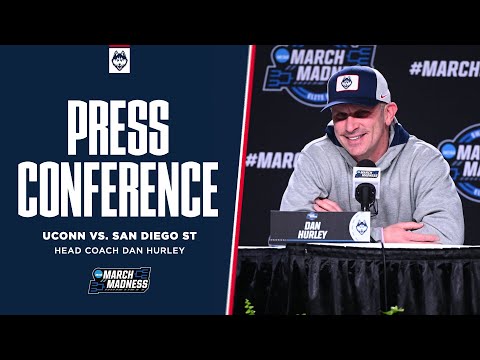 Postgame Press Conference | UConn vs. SDSU | NCAA Sweet 16