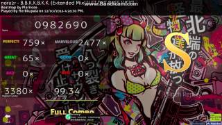 nora2r - B.B.K.K.B.K.K. (Extended Mix) [LET THE BASS KICK] 99.34% Full Combo