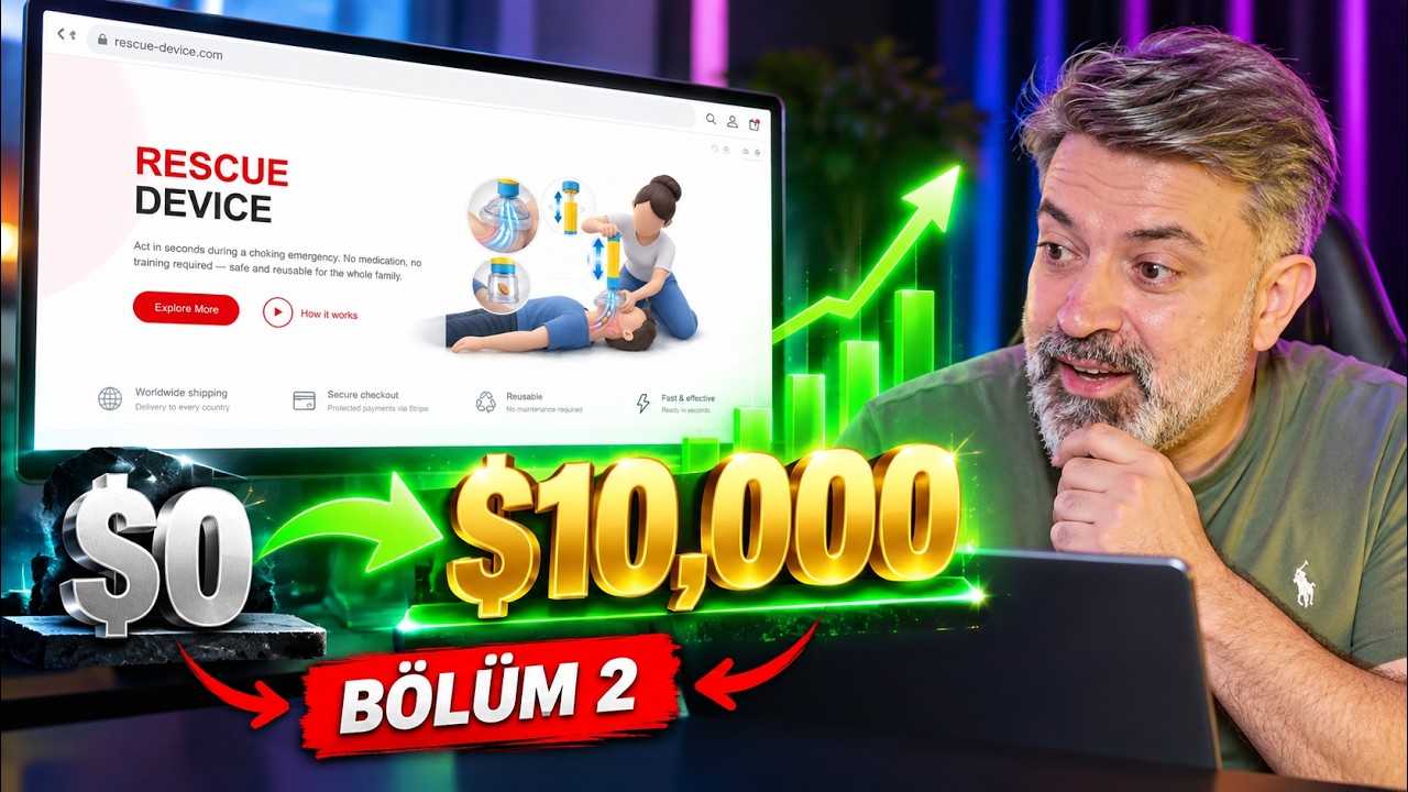 Yapay Zekâyla E-Ticaret Sitesini Ayağa Kaldırdım! | $10.000 Challenge #2