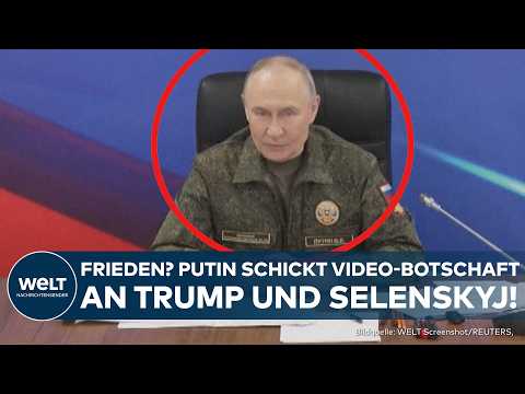 UKRAINE-KRIEG: Putin schickt Video-Botschaft an Trump und Selenskyj vor Treffen in Florida!