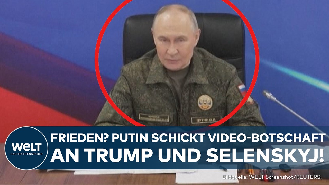 UKRAINE-KRIEG: Putin schickt Video-Botschaft an Trump und Selenskyj vor Treffen in Florida!